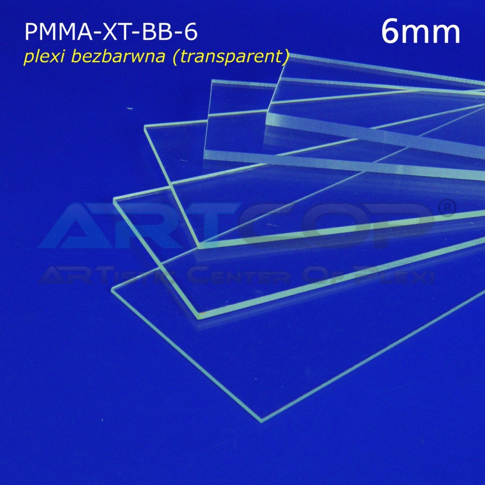 6mm plexi bezbarwna na wymiar detal Artcop