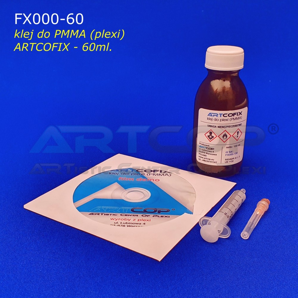 Profesjonalny klej do plexi ARTCOFIX - 60 ml.