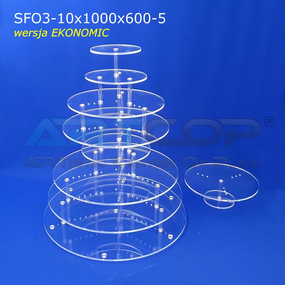 10-level circular stand in ECONOMIC version for 100 single servings