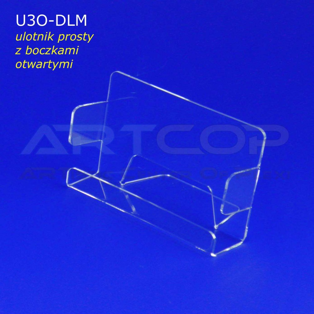 DL LANDSCAPE flyer holder with open sides - model U3O