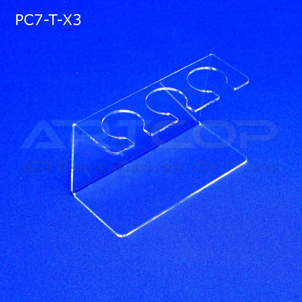 PC7 base for 3 ice cream cone holder - transparent