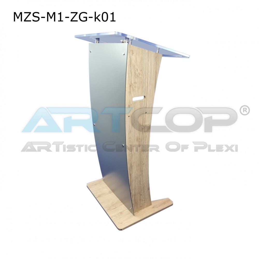 Lectern MZS-M1 Bow Leg made of waterproof plywood