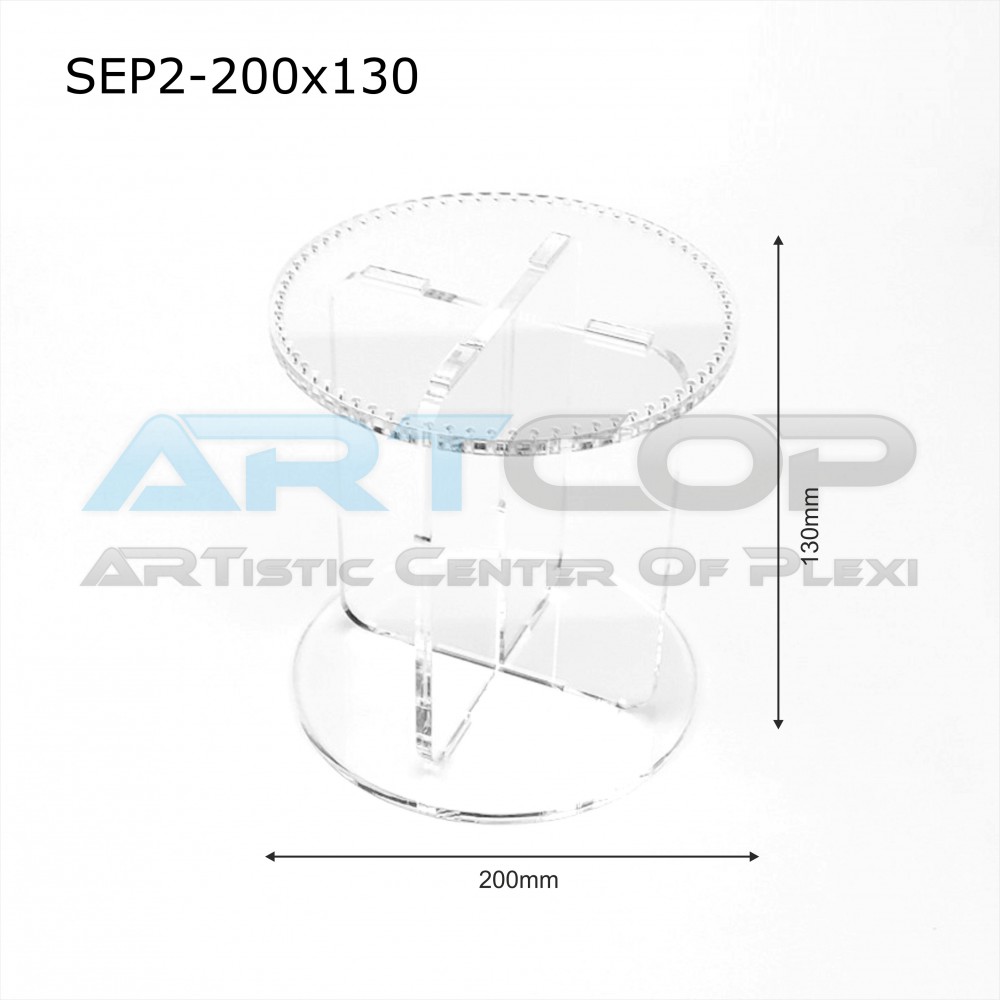 Separator Ø200 made of Plexiglass for Cakes and Pastries