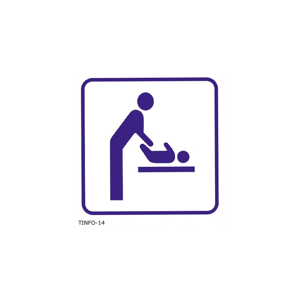 Tabliczka informacyjna WC dla matki z dzieckiem