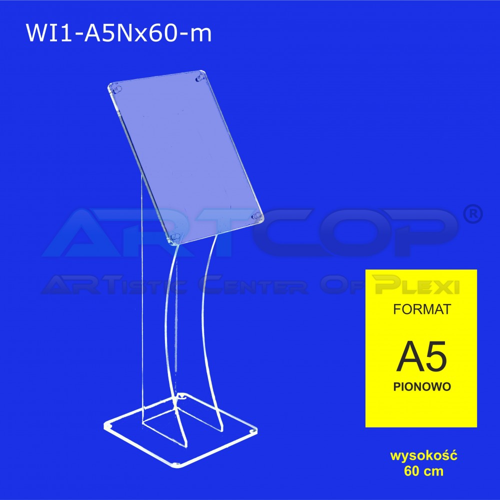 Freestanding Stand, Podium WI1-A5Nx60-mat
