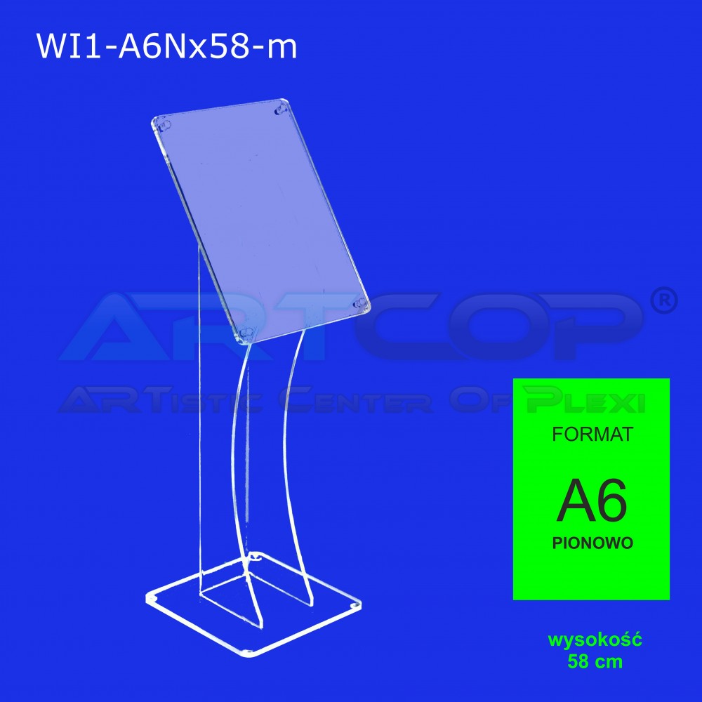Freestanding Stand, Podium WI1-A6Nx58-mat