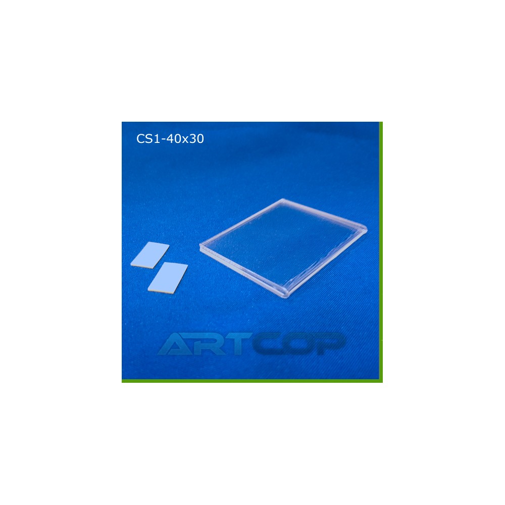 CS1 Self-Adhesive Plexiglass Price Display – 40x30 mm