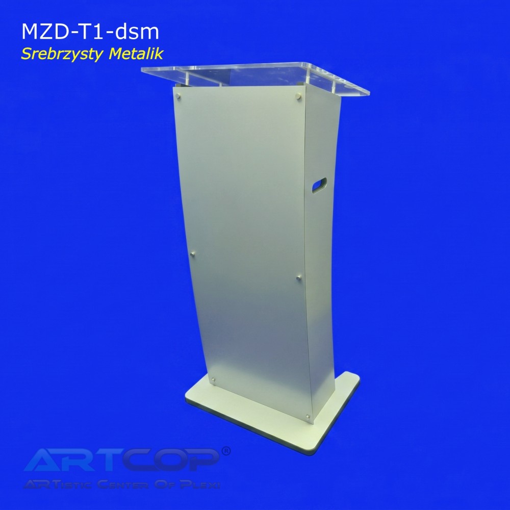 copy of Lekka mównica z Foamlite 19mm Black obłożona dibondem, typ: MZP-T1, z nadrukiem dowolnego herbu/loga