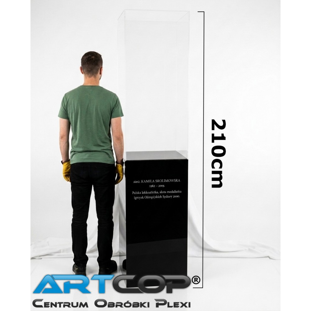 copy of Prestigious Exhibition of the UEFA Europa League Cup – Our Realization of a Plexiglass Cube and Pedestal