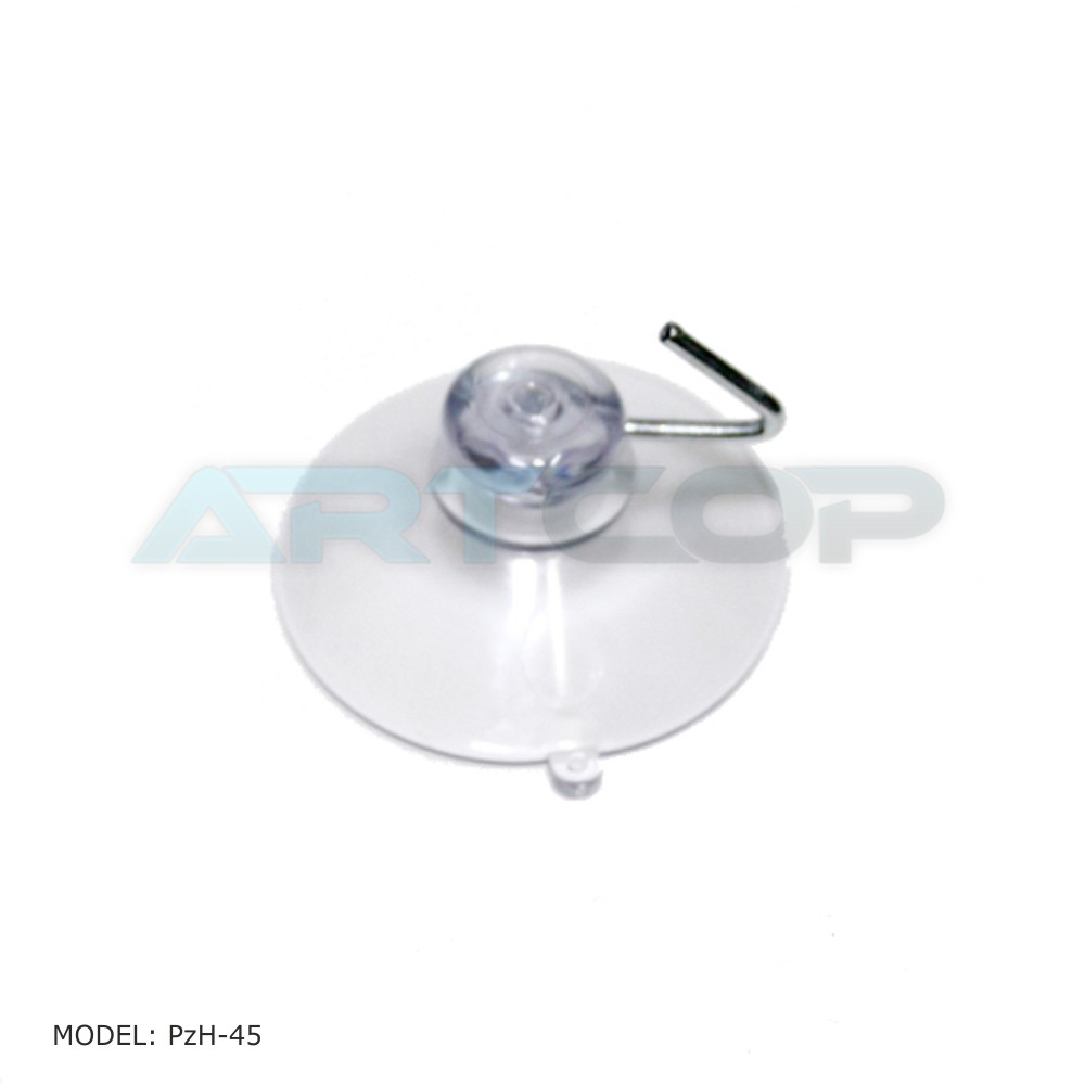 Silicone suction cup ϕ 45mm with hook