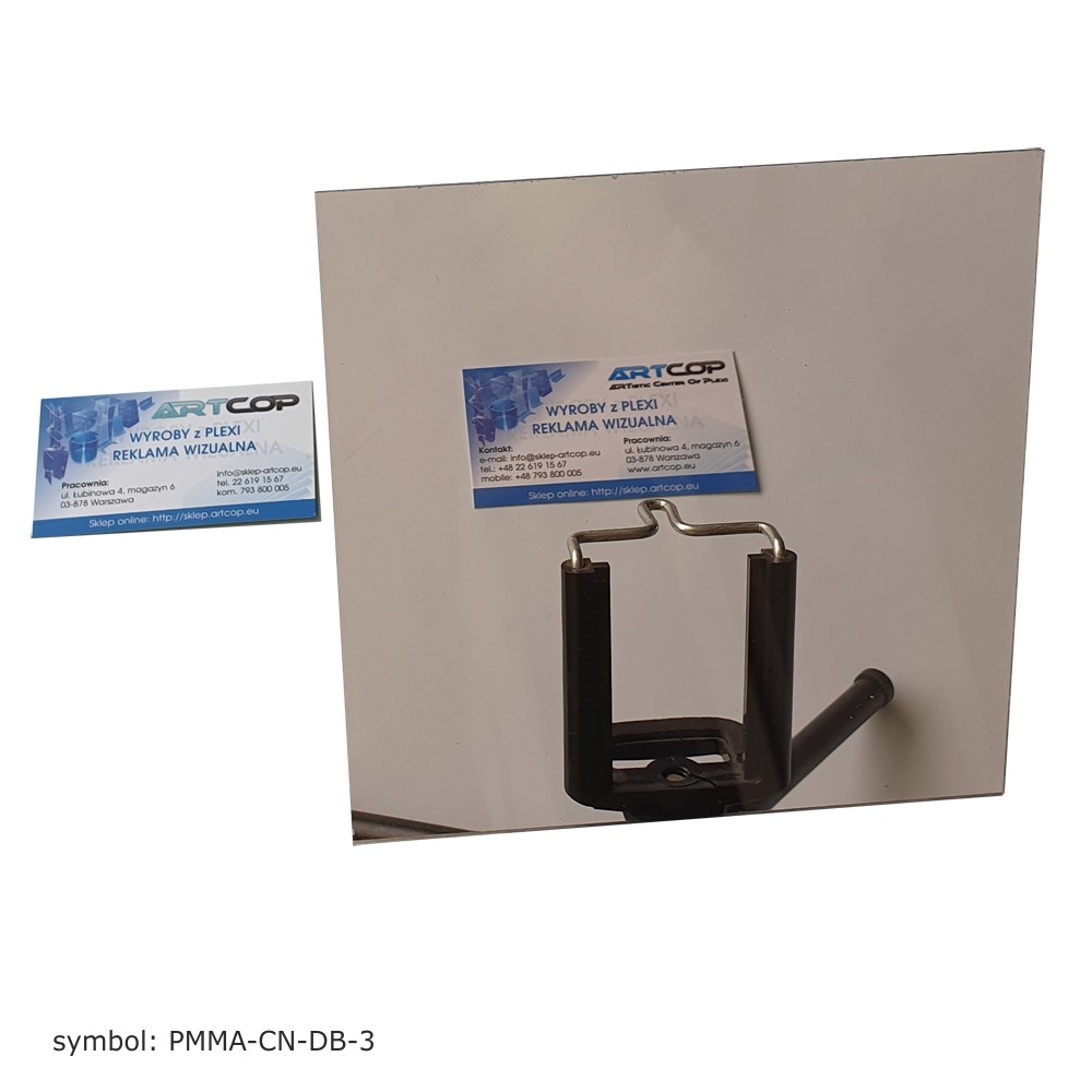 3mm - smoked to brown plexi - sheet to size (RETAIL)