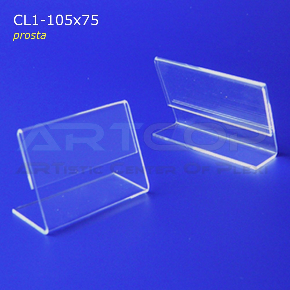 Price Stand CL1-105x75 – 10 pcs (simple, vertical)