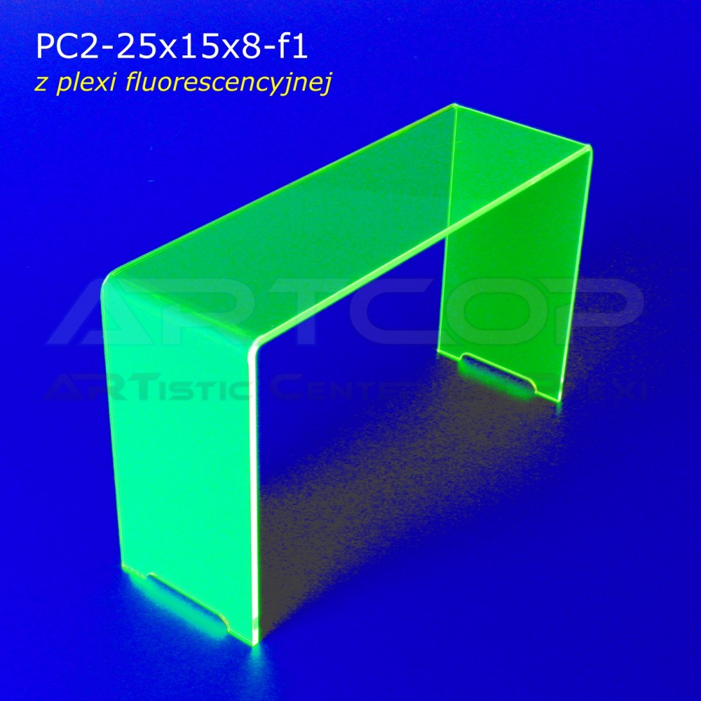 Green Neon Plexiglass Step PC6-neon – 25x15x8
