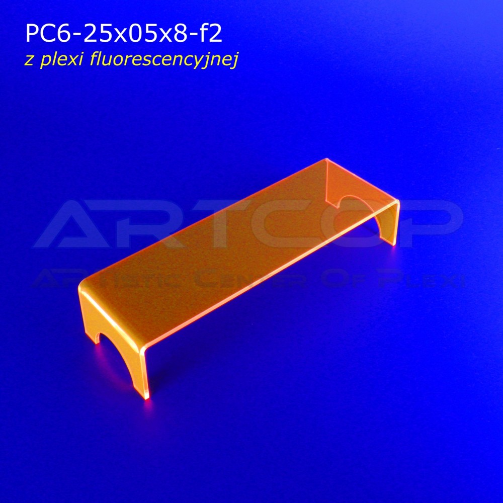 Orange Neon Plexiglass Step PC6-neon – 25x05x8