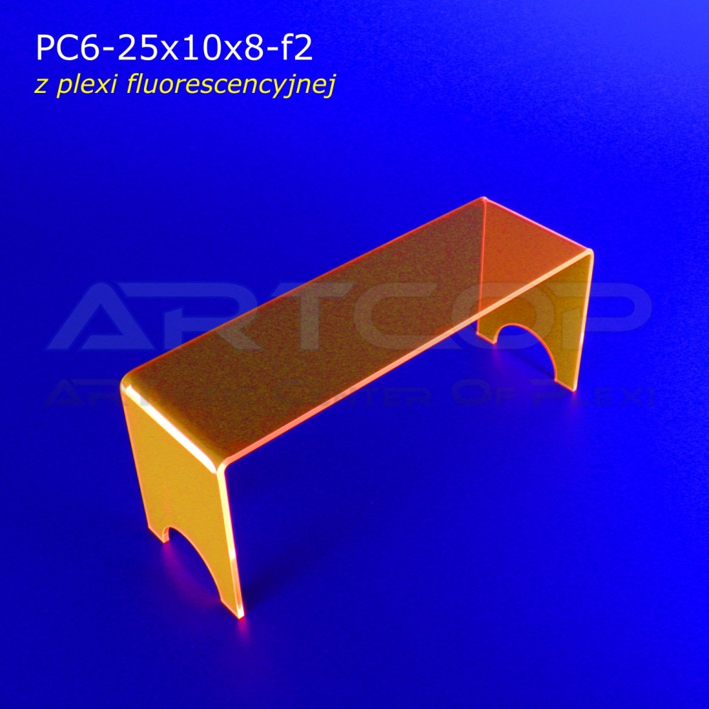 Schodek PC6-neon pomarańczowy - 25x10x8
