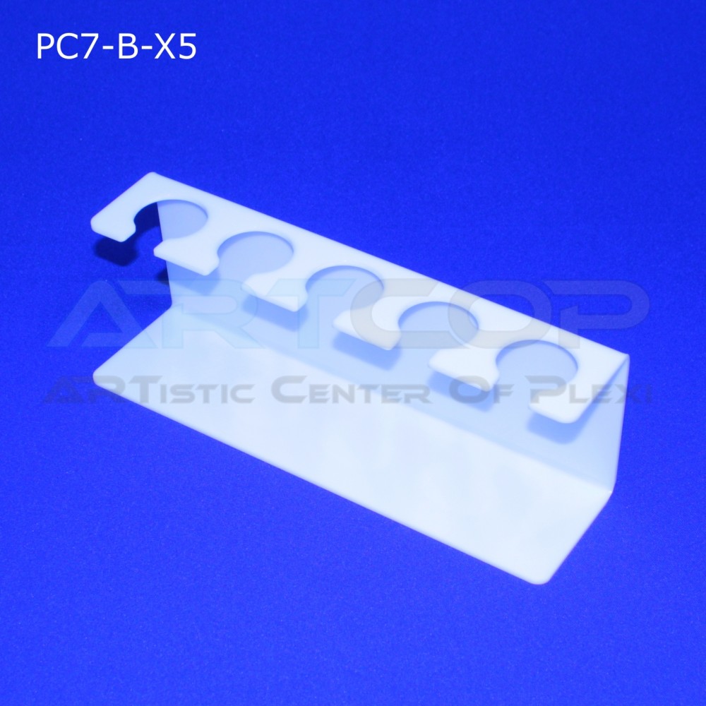 PC7 stand for 5 ice creams - white cream cone holder