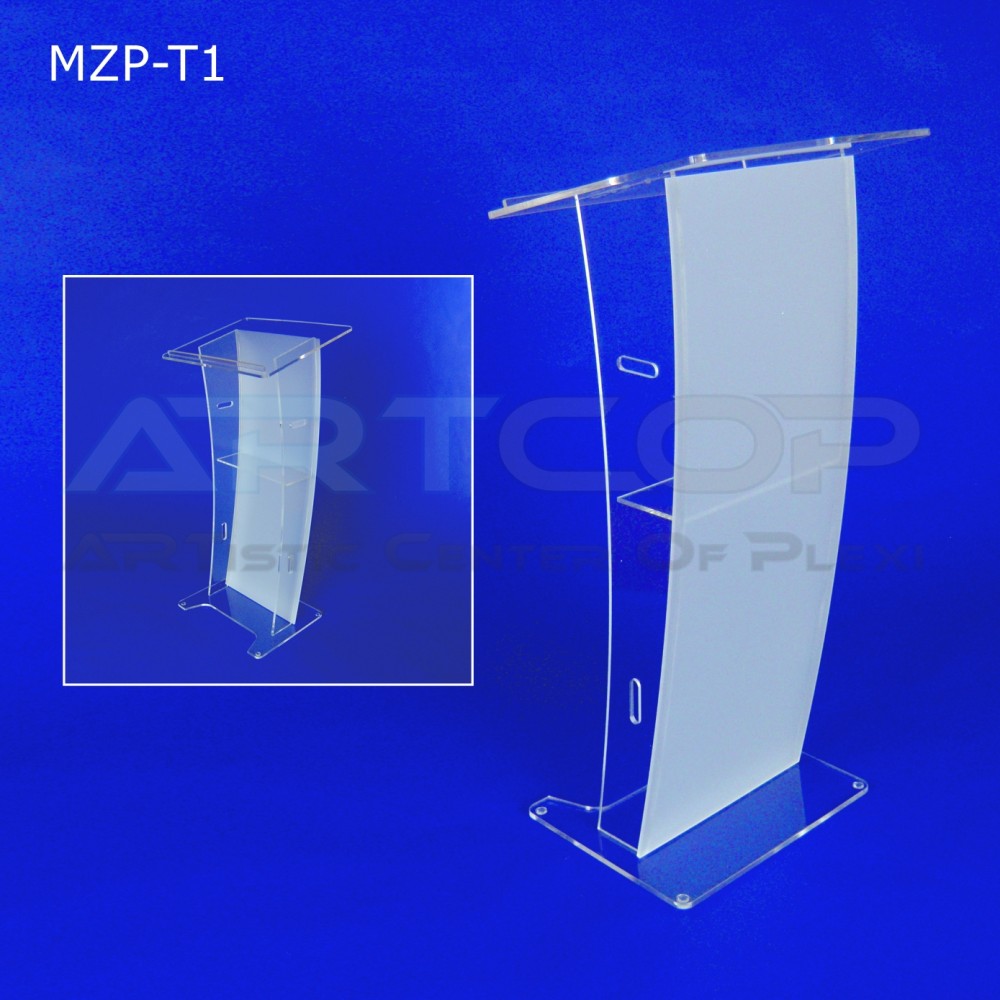 Mównica MZP-T1 noga ŁUK, front matowy
