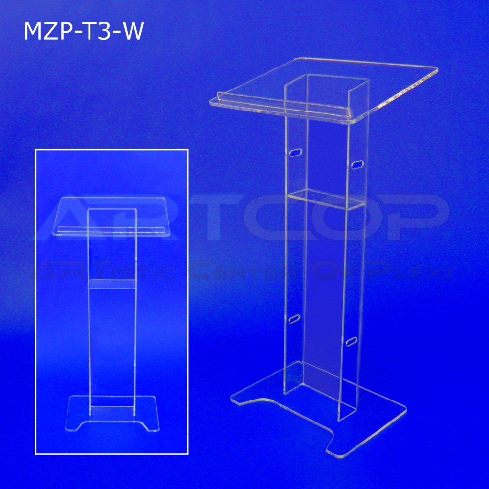Lectern MZP-T3-W with narrow leg