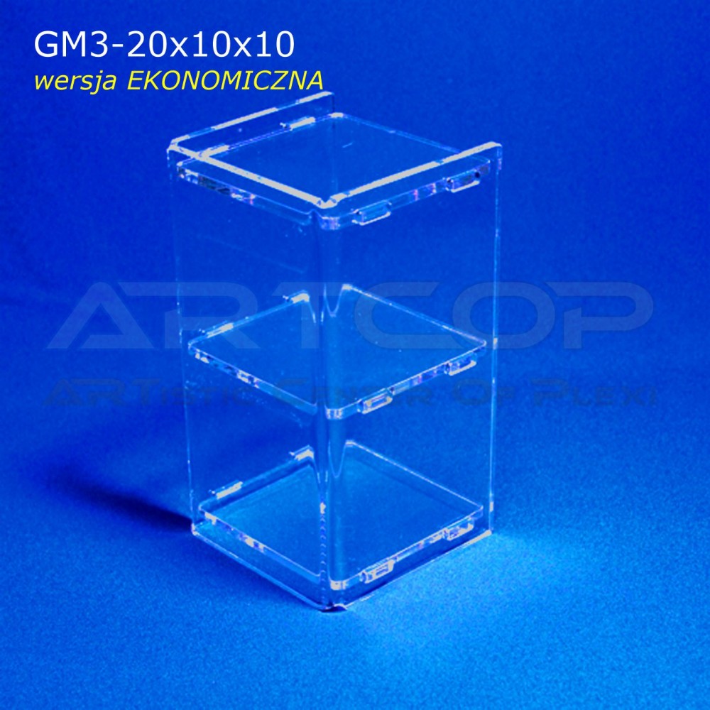 Mini Plexiglass Showcase  3mm 20x10x10cm
