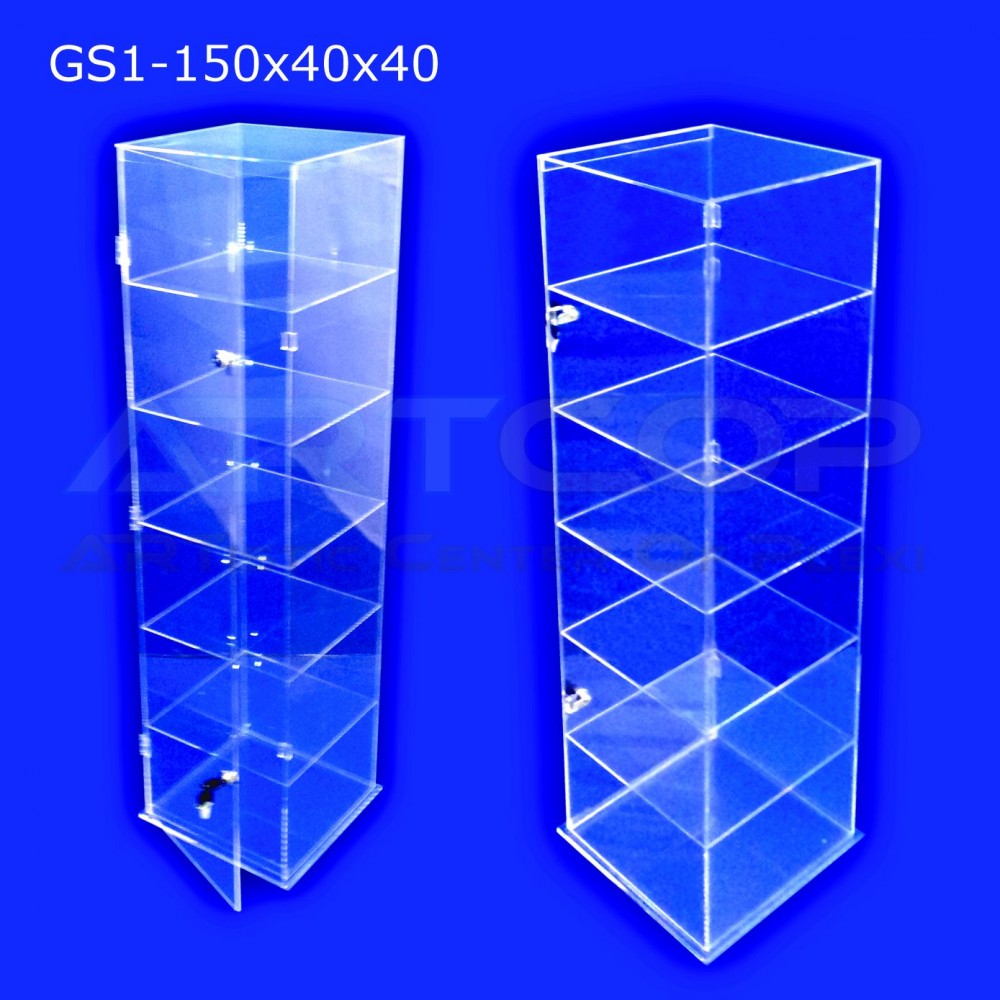 Free-Standing Display Case / Cabinet 150x40x40
