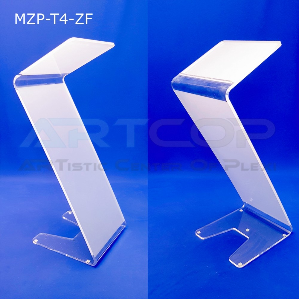 Mównica z plexi 15mm MZP-T4-ZF - zetka matowiona folią
