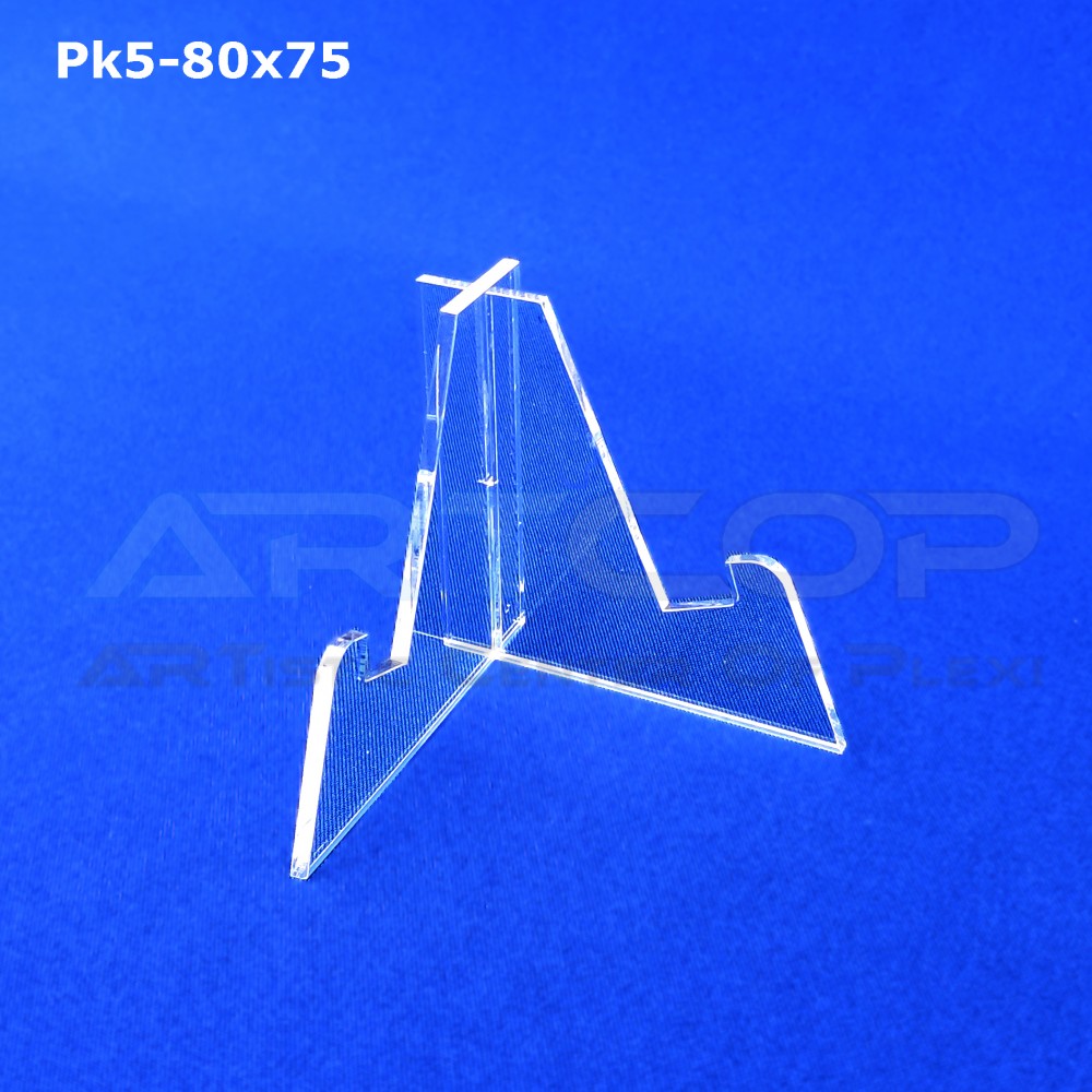 KOTWICA PK5-80x75 ekspozytor z plexi, prezenter przedmiotów