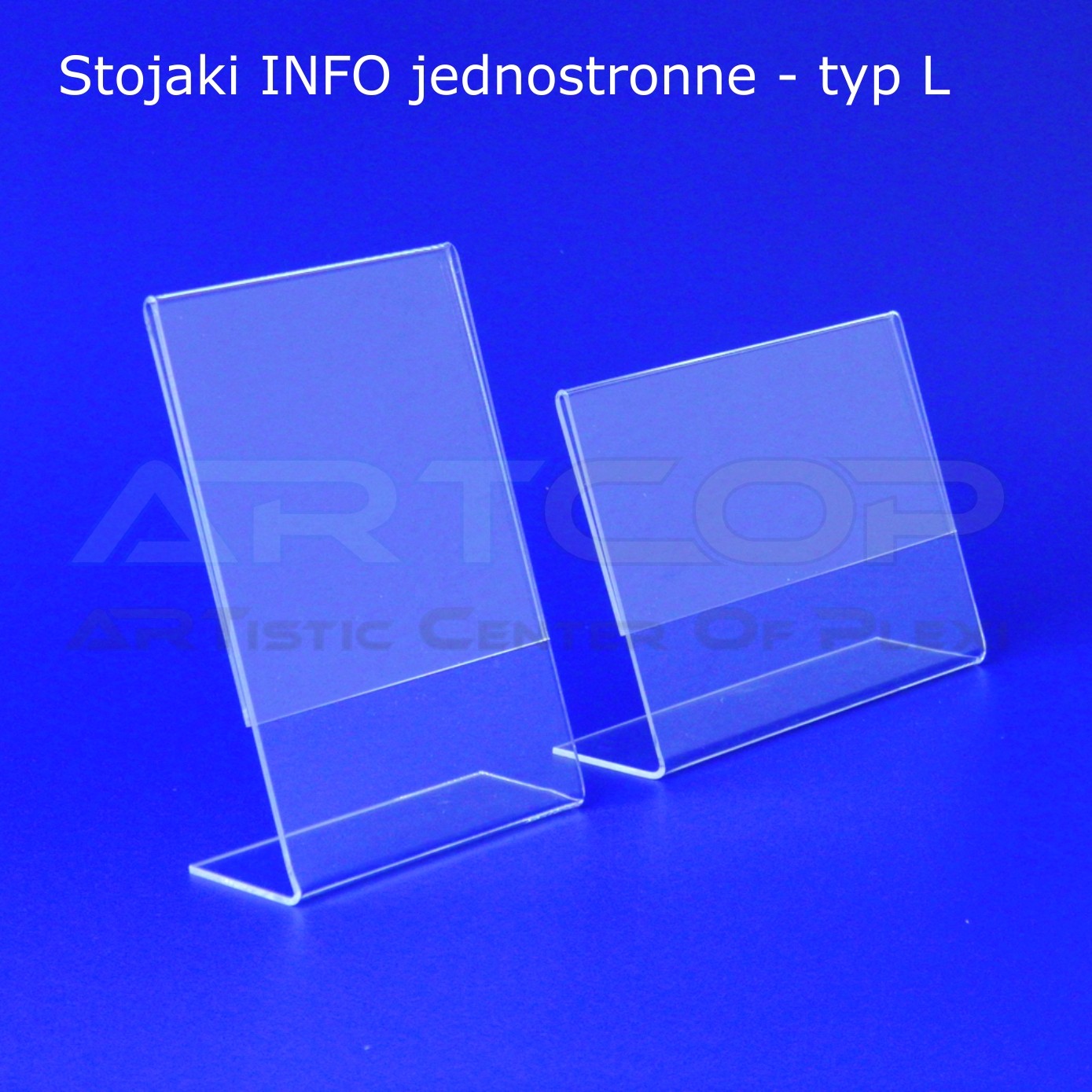 L TYPE DISPLAY STAND