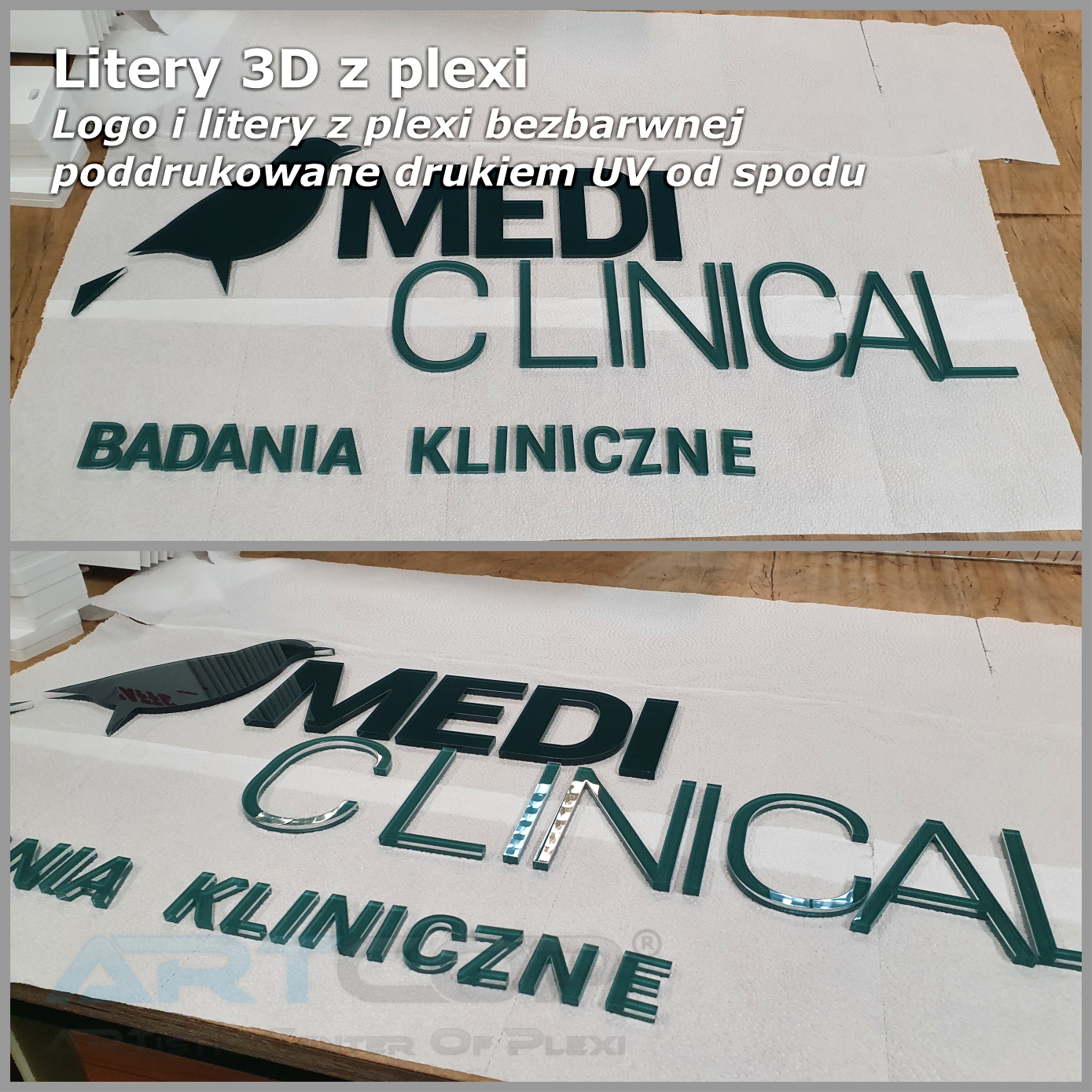 Medi Clinical - litery z plexi z poddrukiem UV - foto 1.jpg