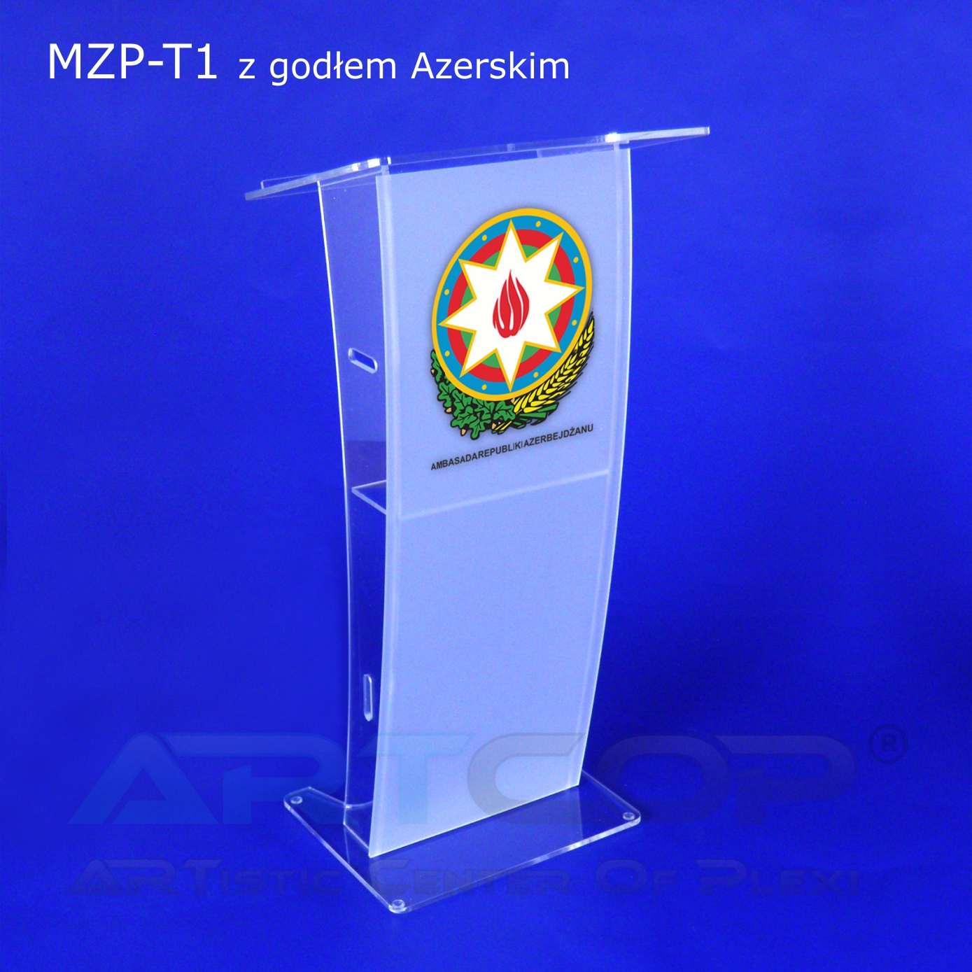 Mównica Azerska z plexi MZP-T1