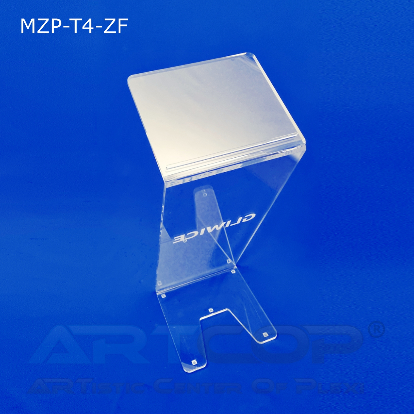 Mównica z plexi model MZP-T4-Z produkcji firmy ARTCOP