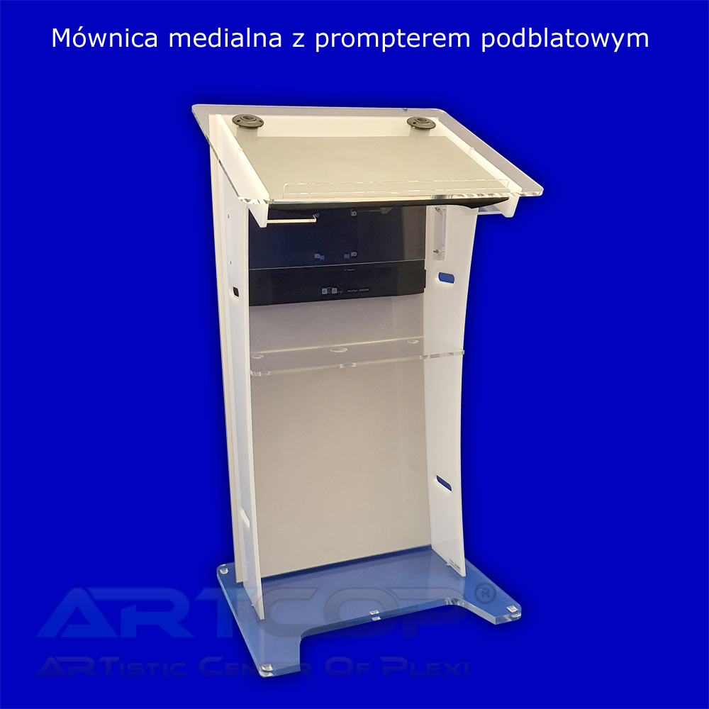 MZP-T1-P2 medialna mównica z plexi