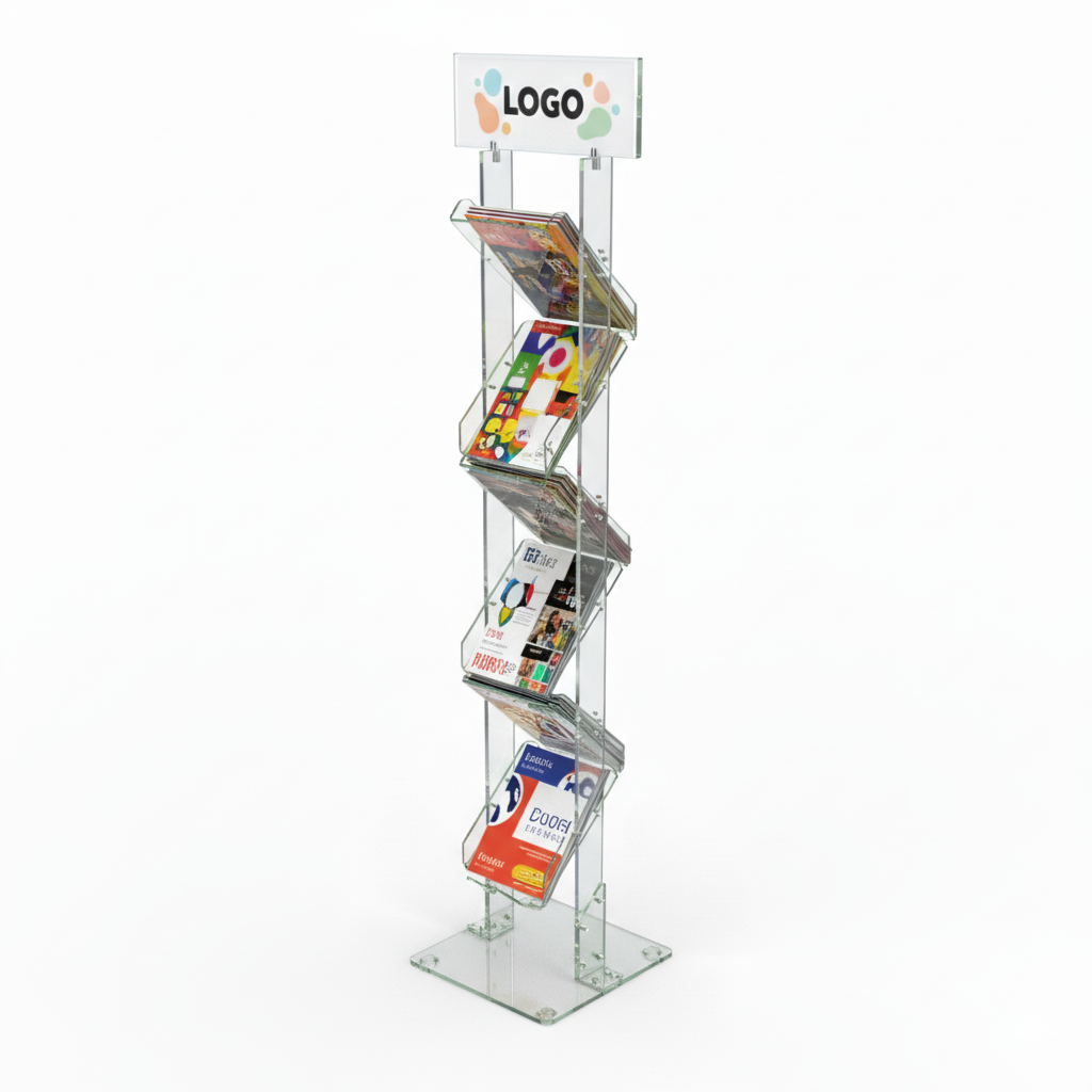 Maksymalna Ekspozycja, Minimalna Przestrzeń: Dlaczego Nasz Skręcany Stojak z Plexi To Must-Have dla Twojego Biznesu?