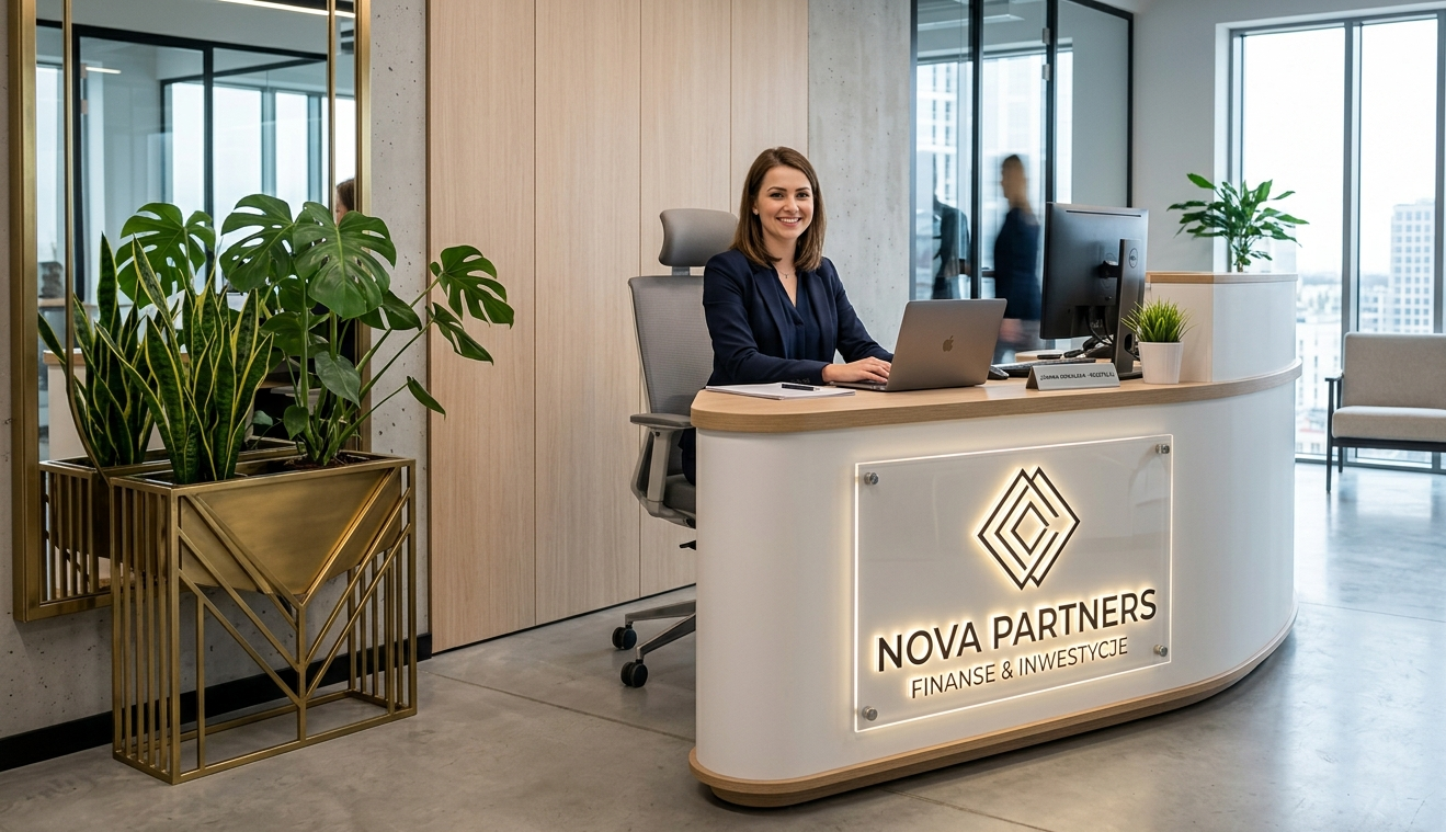 Jak jedno eleganckie logo z plexi na recepcji zmienia pierwsze wrażenie klienta o 180 stopni