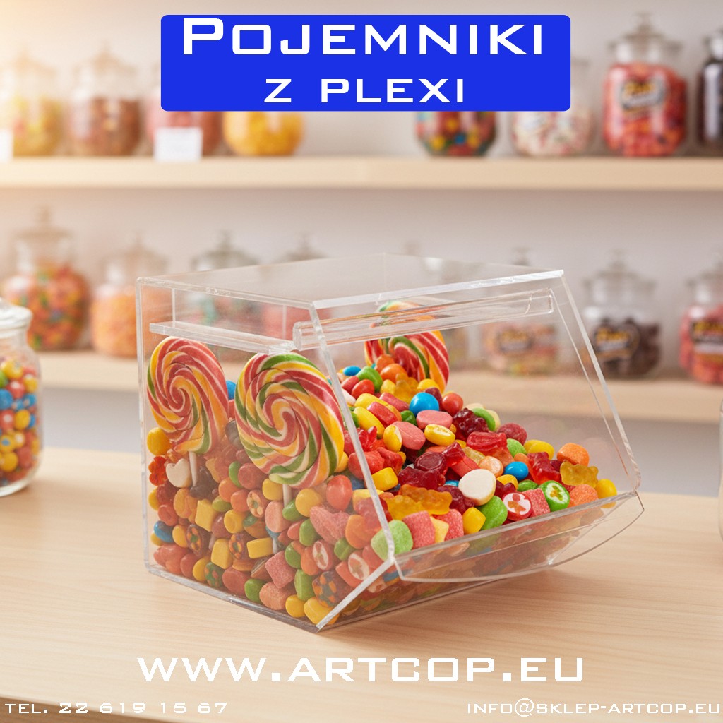 Dlaczego właściwe pojemniki to klucz do sukcesu? Rola Plexi w nowoczesnej ekspozycji sklepowej